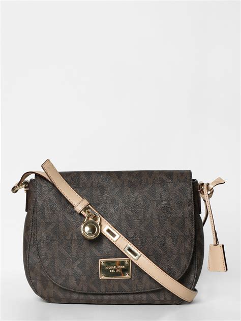 michael kors hamilton crossbody black|Michael Kors side body bag.